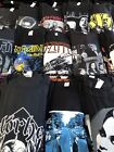 Lot Of 5 Rock And Roll Band T Shirts Dead, Metallica,The Who,Iron Maiden Horror