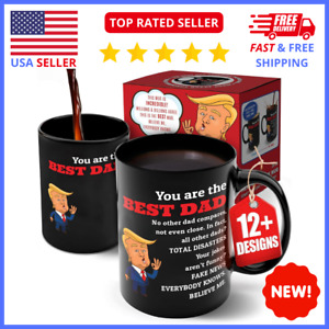 16oz Color-Changing Funny Coffee Mug - Top Trump Merchandise NEW. Best wife.
