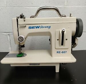 Sew Strong RE607 Portable  Walking foot heavy duty Sewing Machine
