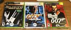 New ListingXBOX - Lot of 3 New 007 Games FROM RUSSIA WITH LOVE Nightfire GOLDENEYE ROGUE