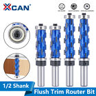 1/2'' Shank Flush Trim Router Bit Compression Milling Cutter Top Bottom Bearing