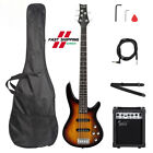 Sell Well Electric Bass Guitar 5 Strings Full Size Basswood S-S Pickups Amp Kit
