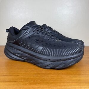 Hoka One Bondi 7 X-WIDE Men's Size 11 - Triple Black Running Shoes