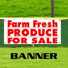 Farm Fresh Produce For Sale Food Fair Advertising Vinyl Banner Business Sign