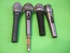 VINTAGE LOT SHURE MICROPHONES FOR PARTS OR REPAIR / MISC. CABLES