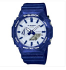 Casio G Shock Men's Blue Wristwatch New (GA2100BWP-2A)