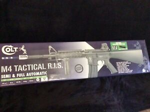 New ListingColt M4 A1 CQB Full Metal RIS AEG Airsoft Gun Toy 180920