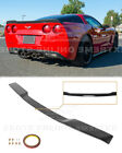 ZR1 Style Extended Rear Trunk Lid For 05-13 Corvette C6 Matte Black Wing Spoiler