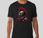 Spartan Warrior Helmet T-Shirt - Bold Cotton Graphic T-Shirt - Unisex S M L XL