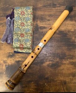 Japanese Instrument Shakuhachi vertical bamboo flute 21inch Tsukiyama Sign