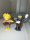 Simpson’s Treehouse Of Horror Burger King Figures Lisa & Scratchy