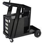 Welding Cart Plasma Cutting Machine with 4 Drawer Cabinet with Wheels Steel NEW