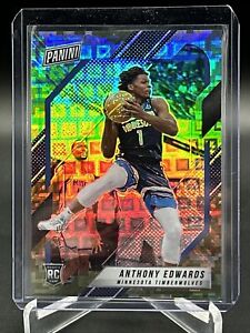 2021 Panini The National Anthony Edwards Green Camo #12/25 Gold Pack