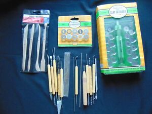 Clay Modeling Tools - Some Used, Some New Large Lot