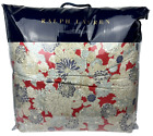 New ListingRALPH LAUREN QUEEN FULL Remy Floral Comforter Red Multicolor 100% Cotton $355
