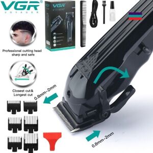2023VGR Professional Cordless Hair Clippers Trimmer Cutting Beard Barber Shaving