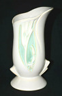 New ListingRoseville Pottery Silhouette White Aqua Teal Mid Century Modern Art Deco Vase 78