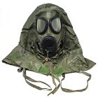 Preowned 1984 M17 Series Gas Mask, Chemical Biological w/ M6A2 Hood Sz: Medium