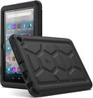 Tablet Case For Amazon Fire 7 (12th Gen) 2022 Kids Friendly Silicone Cover
