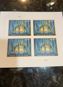 Mint US 2020 Grand Island Ice Caves 1 Sheet of 4 Stamps USPS Stamp