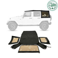 REPLACEMENT BLACK SOFT TOP W/ WINDOWS 9085235 FOR 10-18 JEEP WRANGLER UNLIMITED (For: Jeep)