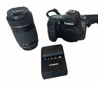 Canon EOS 80d Digital SLR Camera With 55-250mm IS STM Lens + Battery & Charger