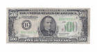 New Listing1934 (B-New York) $500 USD Paper Bill- Federal Reserve Note Serial #B 00230675 A