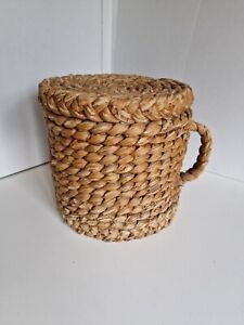 Antique braided rope stool. Audoux Minet?