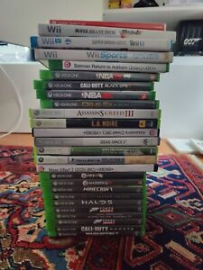 New ListingXBOX ONE, WII, WII U, NINTENDO SWITCH PICK AND CHOOSE LOT CLEAN AND TESTED