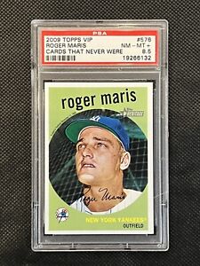 2009 Topps VIP Cards That Never Were #576 Roger Maris PSA 8.5
