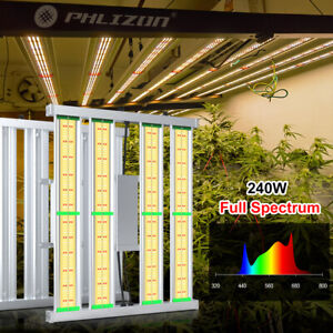 Phlizon 2023 Upgraded 2000w LED Grow Light w/High Yield Diodes & Dimmable knob