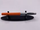 Vintage SHEAFFER SKRIP Cartridge Fountain Pen Orange Barrel Med. SS Nib--713.24