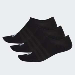 Adidas Women's No Show Lightweight Socks 3 Pair Black (US Size 6-8)