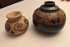 New ListingPair of Mary Tuttle Studio Signed Stoneware Native American Pots New Mexico