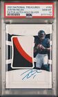 2021 National Treasures Justin Fields Holo /25 RC Rookie Patch Auto PSA GEM 10