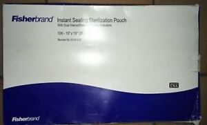 New Lot of 100 Fisherbrand 01-812-57 Instant Sealing Sterilization Pouches