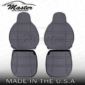 Cloth Seat Cover Agate Dark Gray Fits Jeep Cherokee 1999 - 2001 Driver Passenger (For: Jeep)