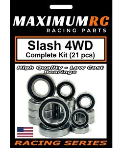 MAXRC - Traxxas Slash Rustler Stampede 4x4 4WD Sealed Bearings Upgrade Kit (21)