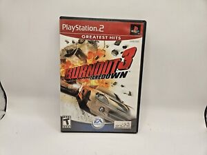 Burnout 3: Takedown (Sony PlayStation 2, PS2, 2004)  ~  Complete With Manual