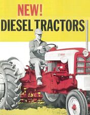 1957 Ford Diesel Tractors Dealer Sales Brochure 821 841 851 861 941 951 961