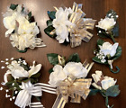 Mixed Lot of Ivory Flowers~ Corsages~ Boutonnieres Wedding, Prom