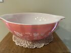 Vintage Pyrex Pink Gooseberry 4 Qt Cinderella Mixing Bowl #444 