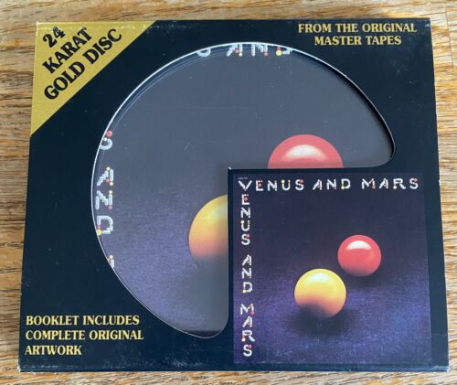 Paul McCartney & Wings Venus & Mars DCC Gold Disc CD 1994 W/ Slip Cover Beatles