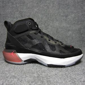 Air Jordan 37 Black Hot Punch Sneakers Mens 9.5 Basketball Shoes DD6958-091 NEW