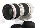 Canon [Mint] EF 70-200mm f/4 L IS USM Telephoto Lens With Tripod Lens caps