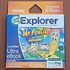 LeapFrog Explorer Mr Pencil Lost Colors Doodleburg Ultra eBook Learning Game NIB