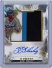 2023 TOPPS INCEPTION JJ BLEDAY RC JUMBO 3 COLOR PATCH AUTO /99 MIAMI MARLINS
