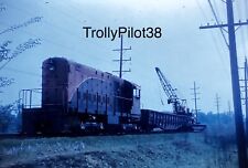 Chicago Aurora & Elgin Right Of Way Salvage With EJ&E Locomotive 212  May 62.