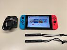 NINTENDO SWITCH HANDHELD CONSOLE W/ JOY CONS + CHARGER