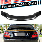 R Style Spoiler Wing Carbon Fiber Look For 2008-2014 Mercedes Benz W204 Highkick